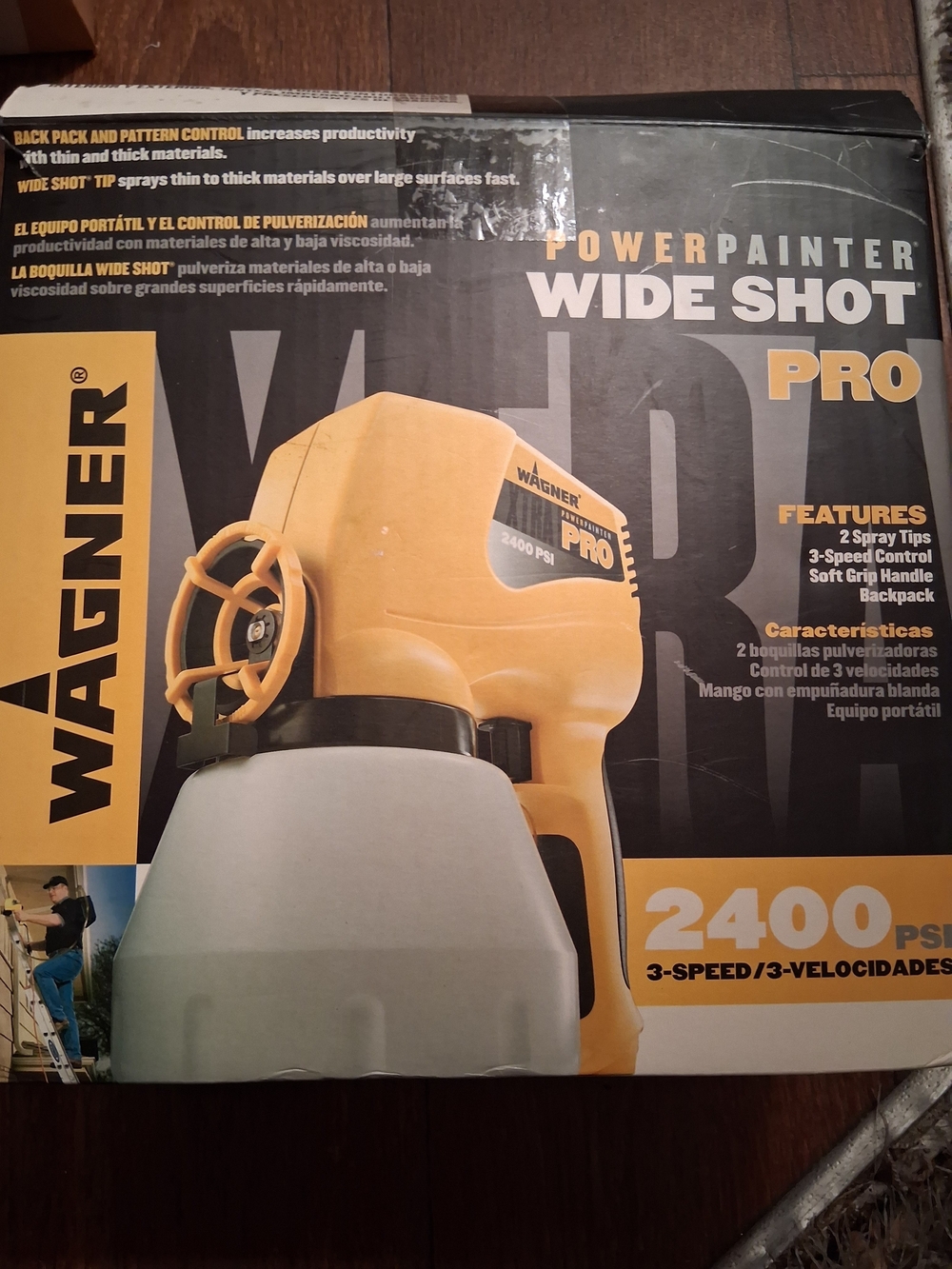 Wagner PowerPainter Wide Shot Pro Paint Sprayer